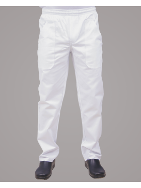 Calça Brim Elástico e Cordão