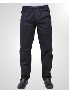 Calça Brim Elástico e Cordão