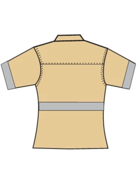 Camisa Operacional Feminina TimeNow com Faixa Refletiva