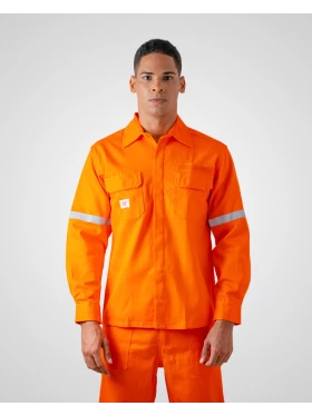 Camisa Brim RF Com Faixa Refletiva