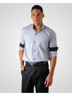 Camisa Social Tricoline Manga Longa