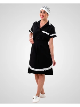 Vestido Copeira em Oxford