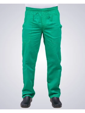 Calça Brim Elástico e Cordão