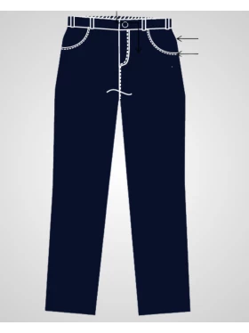 Calça Jeans Meio Elástico Feminina TimeNow